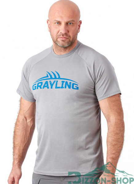 Футболка GRAYLING Logo T-Shirt (Лого) (хлопок, серый)