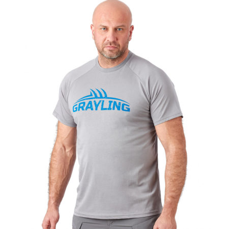 Футболка GRAYLING Logo T-Shirt (Лого) (хлопок, серый)